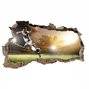 3D-наклейка на стіну Finest Folia Футбольний прорив WL29 60 x 100 см - Фото 1
