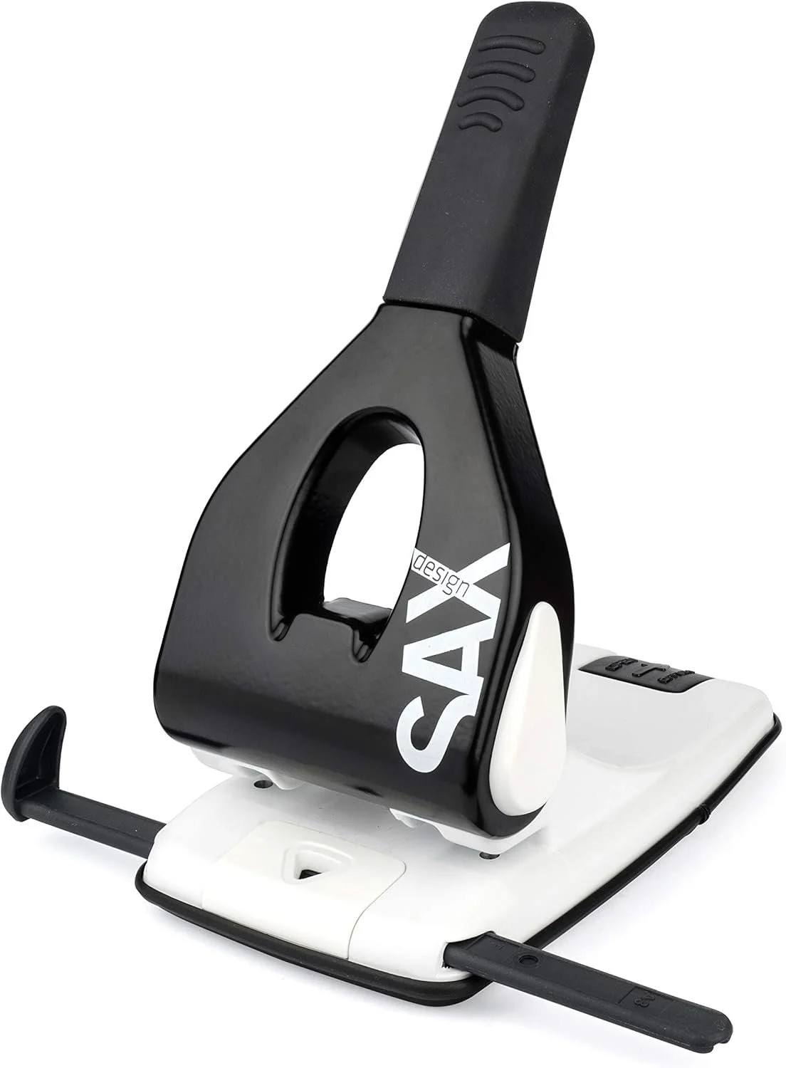 Дырокол для бумаги SAX 618 Черный, фото №2 Дырокол для бумаги SAX 618 Черный, фото №2