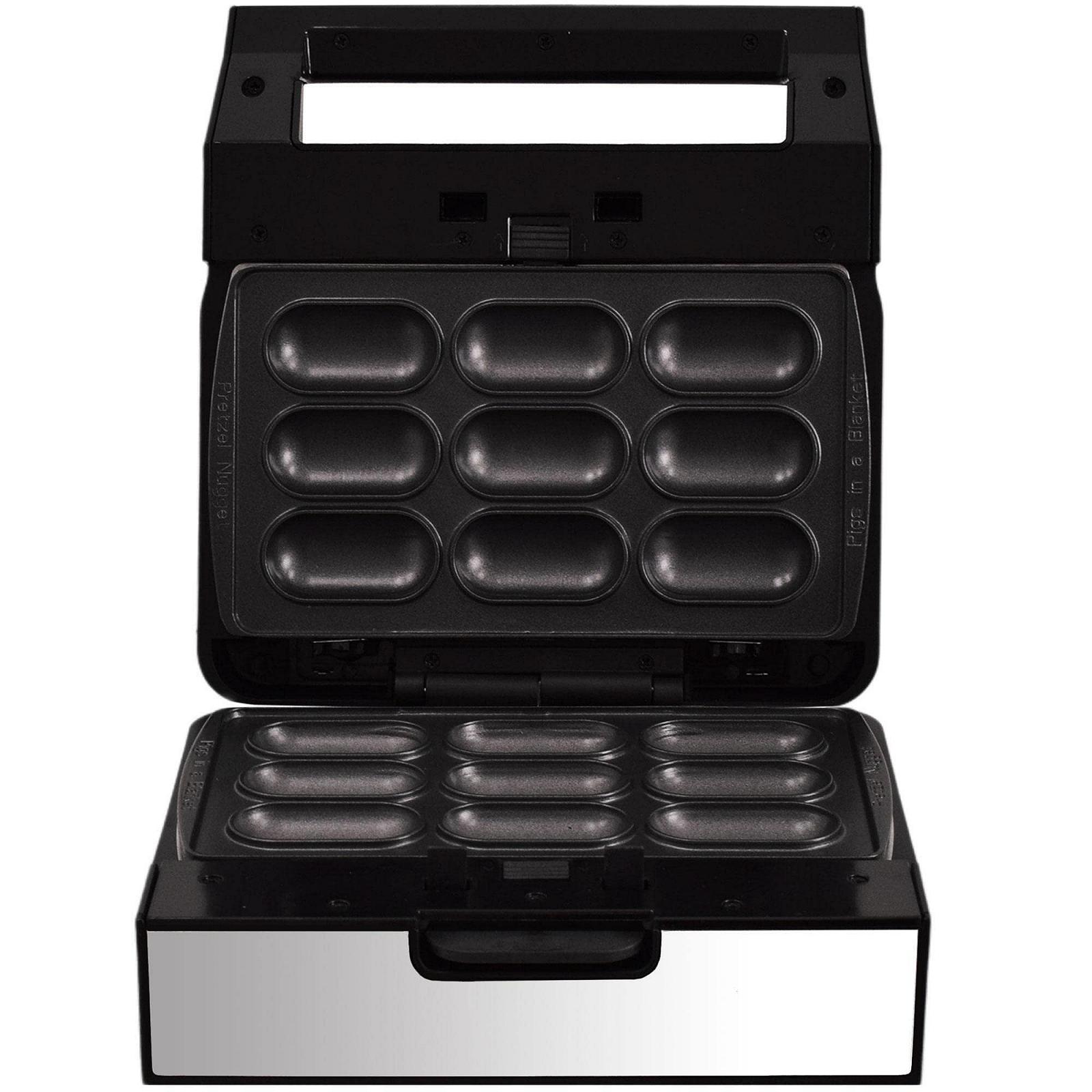Устройство для приготовления хот-догов Syntrox Germany MM-1400W с антипригарными пластинами, фото №6