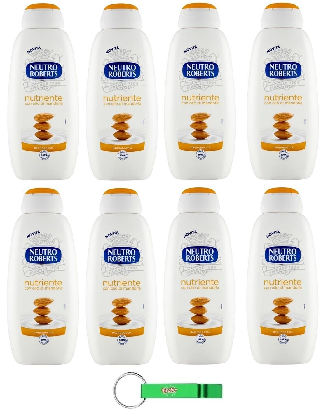 Гель для душу Neutro Roberts Bagnodoccia Nutriente з мигдальною олією 450 мл 8 шт., фото №1 Гель для душу Neutro Roberts Bagnodoccia Nutriente з мигдальною олією 450 мл 8 шт., фото №1