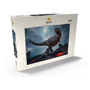 Пазл MyPuzzle Special Collection by Puzzle Galaxy Tyrannosaurus Rex, in a Rough Prehistoric World 1000 элементов synthetic.ua - Фото 1