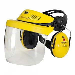 Комплект для захисту вух та обличчя 3M 5V5F1H51 G500 Yellow - Фото 1