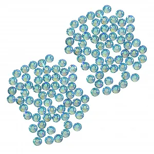 Стрази Скляні Плоскі Блакитні 1440 шт. - Фото 1