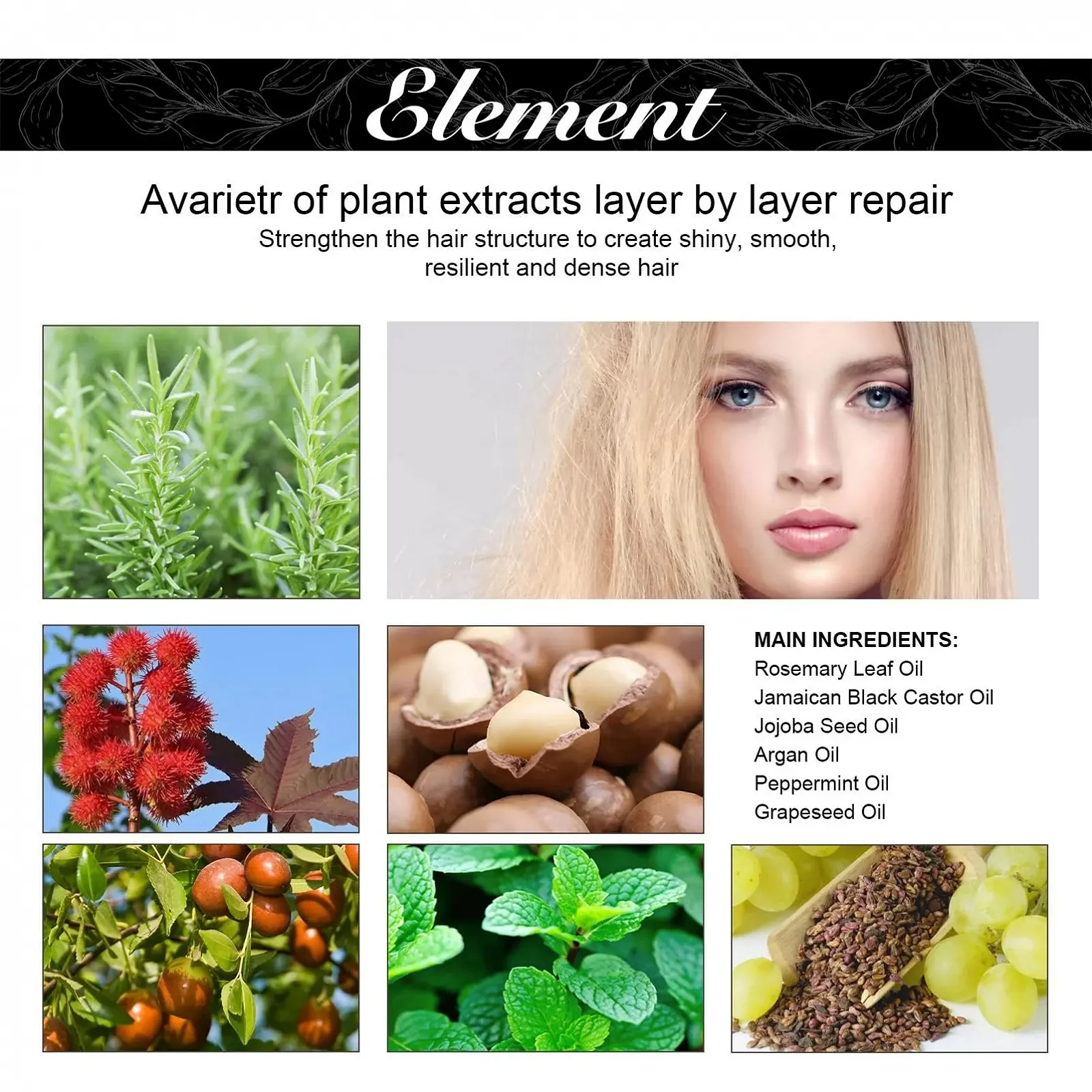 Олія Розмарину Набір для Волосся з Дермаролером 0.5 мм, фото №3