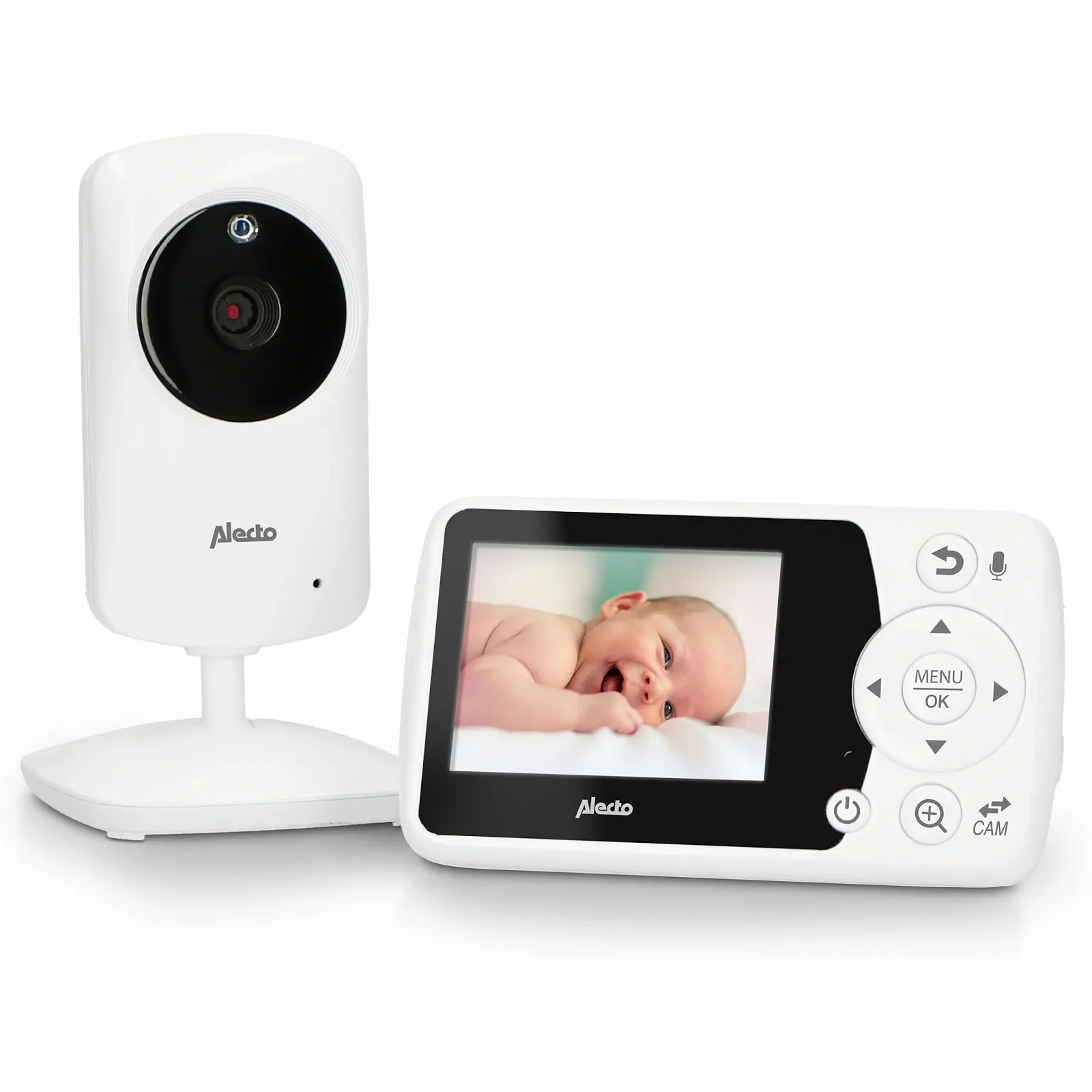Відеоняня Alecto DVM-64 Wireless Night Vision Intercom High Range White, фото №1 Відеоняня Alecto DVM-64 Wireless Night Vision Intercom High Range White, фото №1
