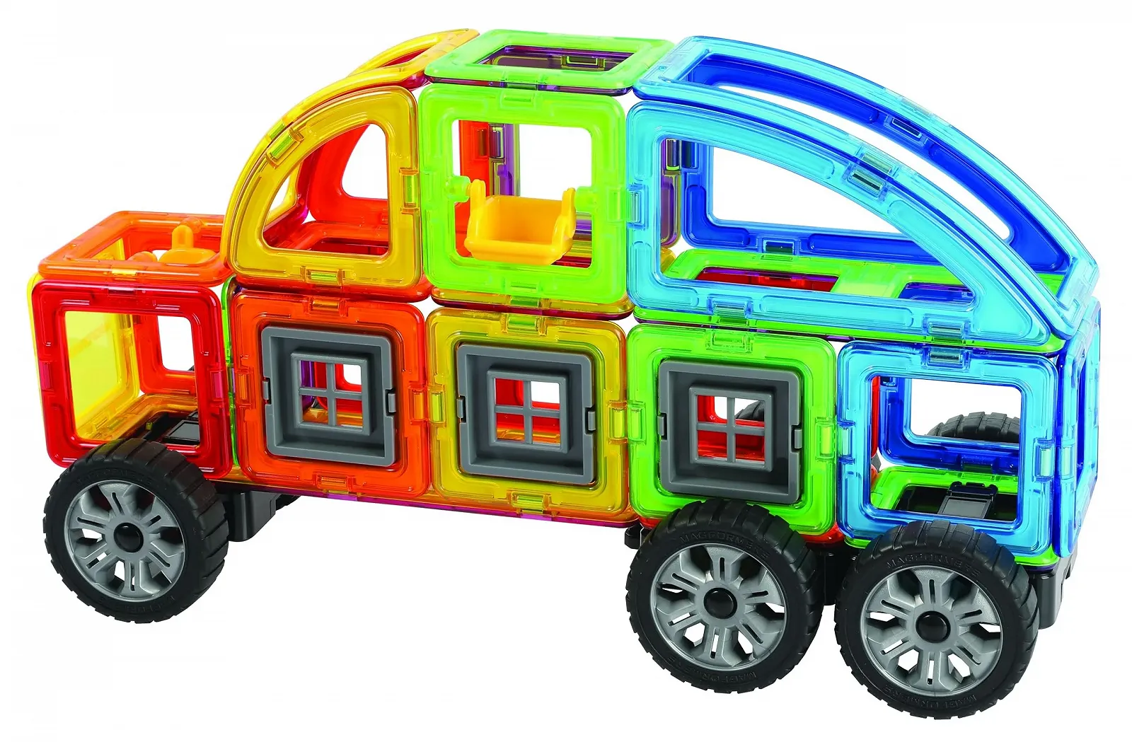 Магнитный конструктор MAGFORMERS Master Craft Set 279-15 162 шт, разноцветный, 3-99 лет, фото №4