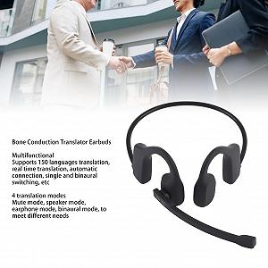 Наушники для голосового переводчика с AI шумоподавлением, IPX6 для деловых встреч, путешествий, обучения, транскрипции текста цена на synthetic.ua - Фото 1 Наушники для голосового переводчика с AI шумоподавлением, IPX6 для деловых встреч, путешествий, обучения, транскрипции текста synthetic.ua - Фото 1