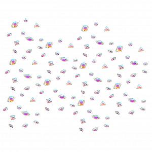 Декоративные пуговицы Operitacx с двумя отверстиями, 120 шт - Фото 1