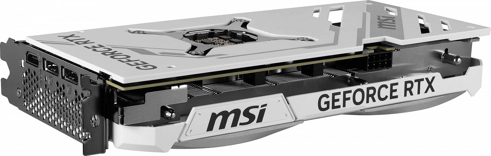 Графическая карта MSI GeForce RTX 4070 VENTUS 2X WHITE 12G OC 12GB GDDR6X (21Gbps/192-бит), PCIe 4.0, фото №5