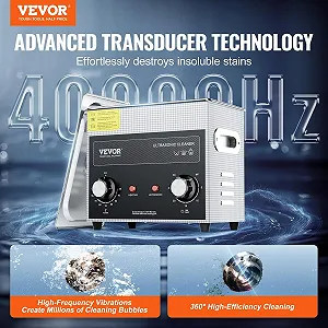 Ультразвуковий очисник Vevor Ultrasonic Cleaners 3L KZ-S3 Silver ціна на synthetic.ua - Фото 1 Ультразвуковий очисник Vevor Ultrasonic Cleaners 3L KZ-S3 Silver synthetic.ua - Фото 1