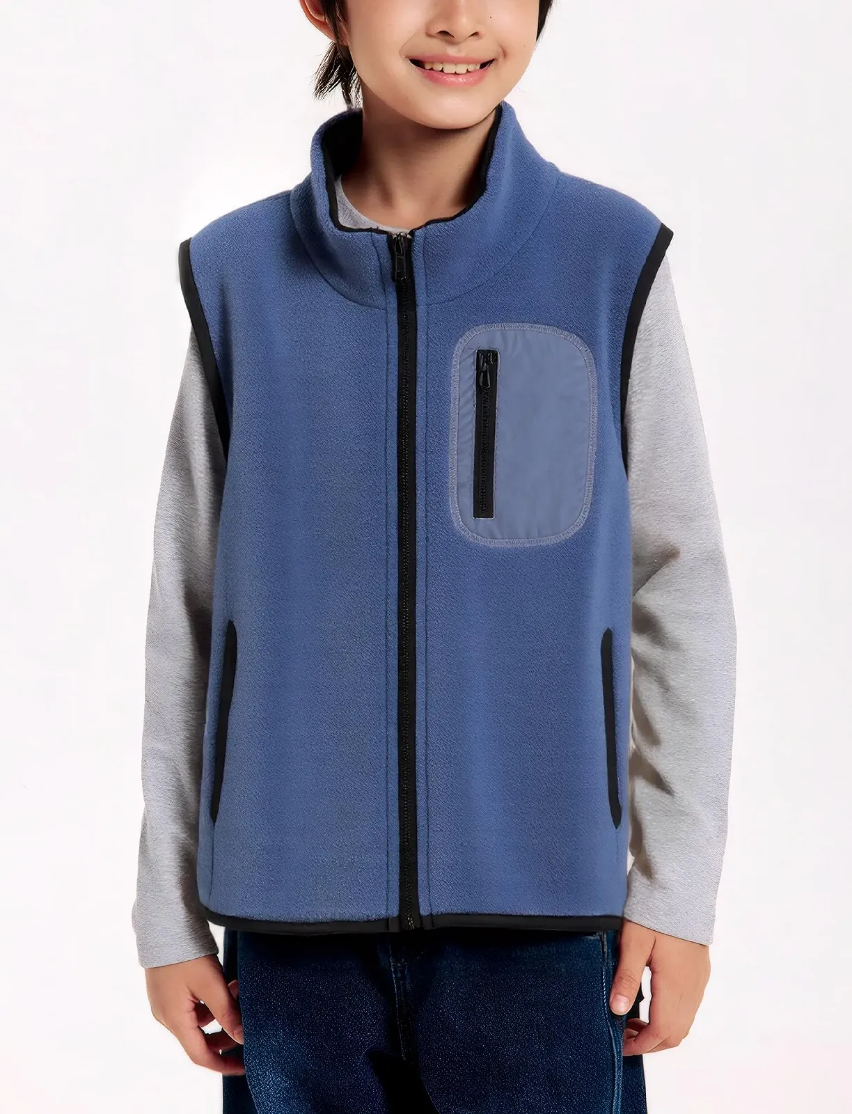 Флісовий жилет NEAWEALY для дітей, для хлопчиків і дівчаток, фото №2 Флісовий жилет NEAWEALY для дітей, для хлопчиків і дівчаток, фото №2