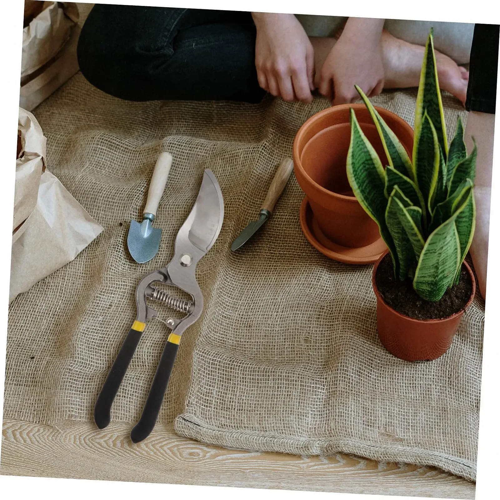 Садові ножиці Happyyami Сталь Black, фото №8