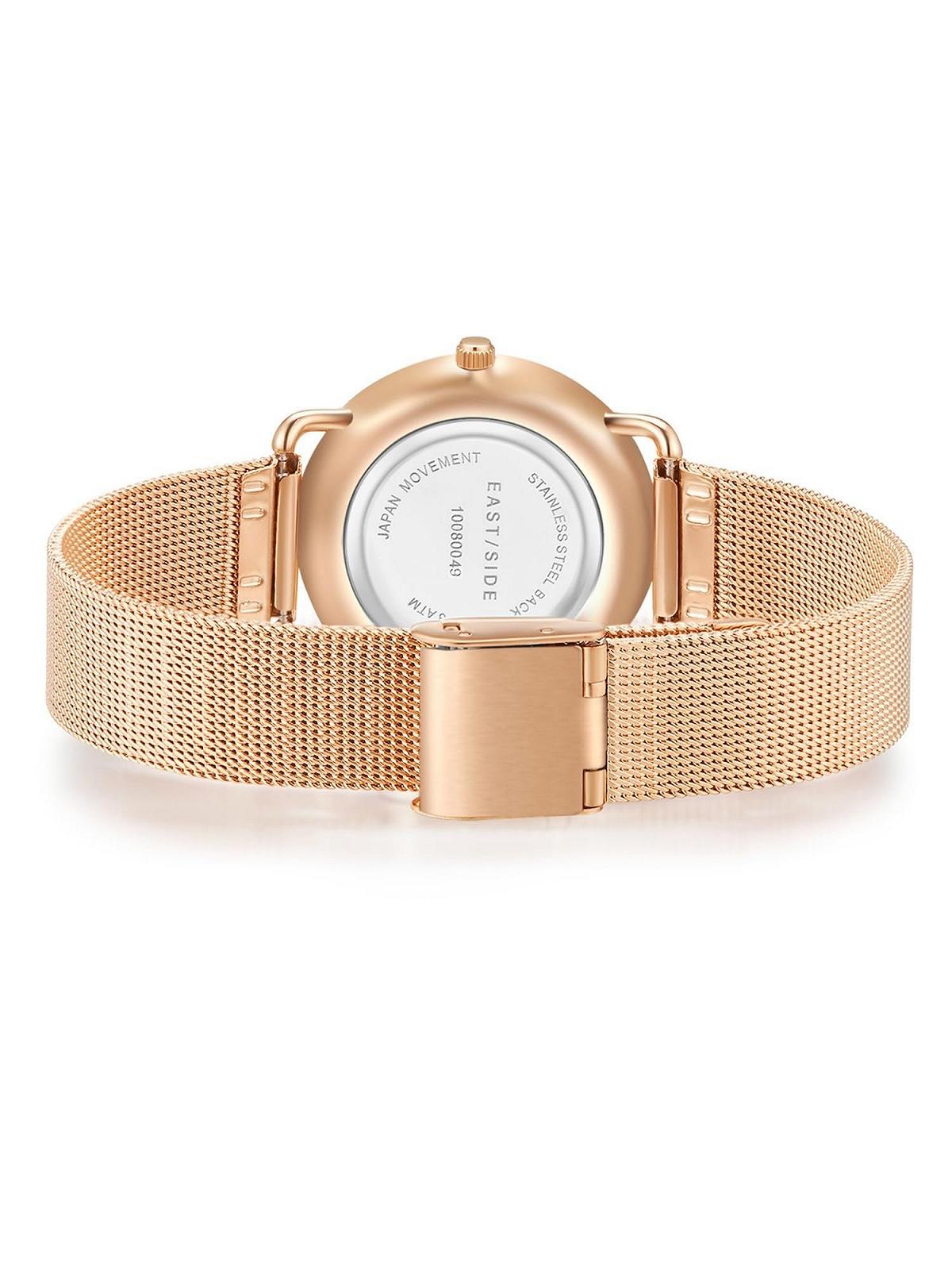 Жіночий Кварцовий Годинник Rose Gold Stainless Steel Rose Gold, золотий, фото №5