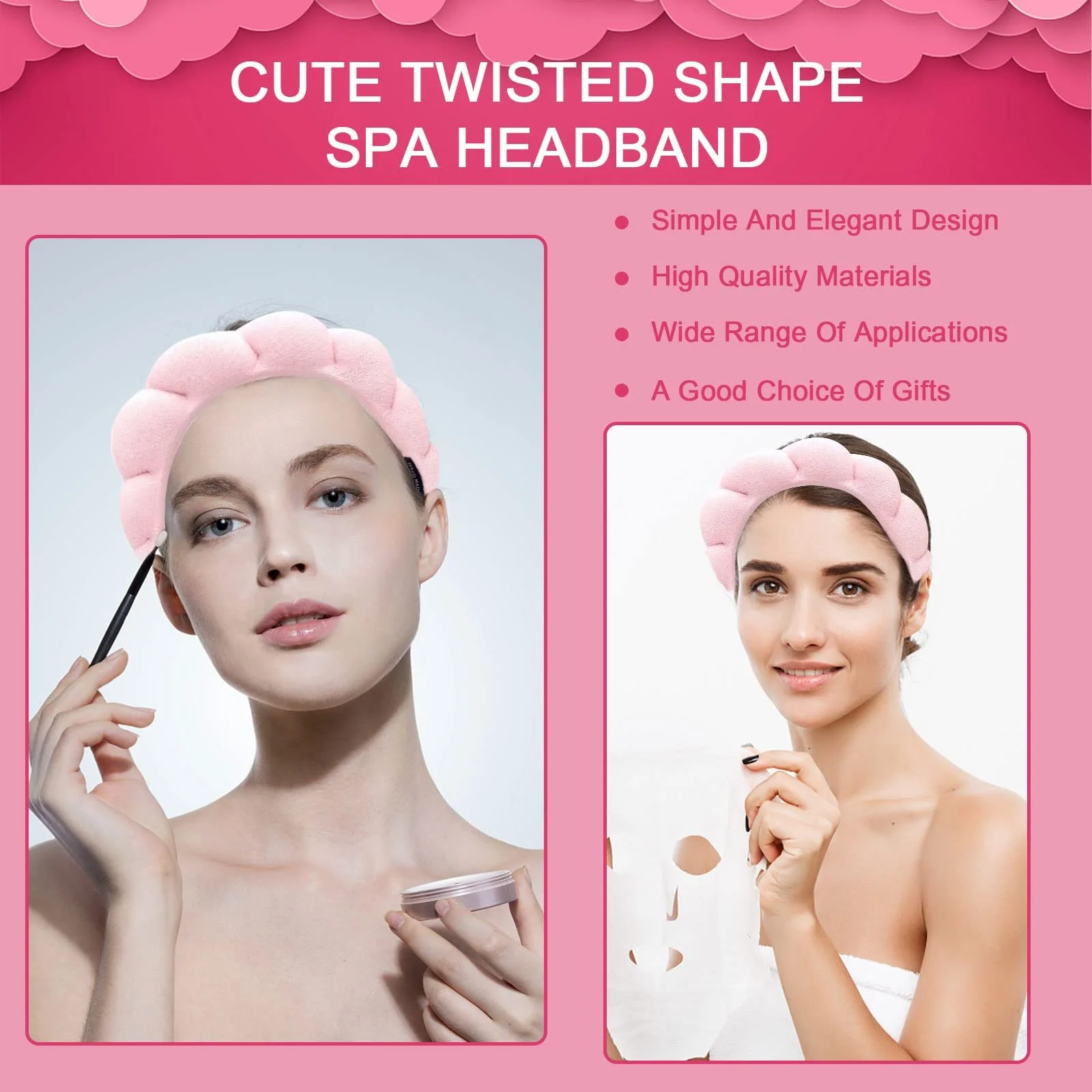 Обруч на голову махрова тканина М'яка, фото №3 Обруч на голову махрова тканина М'яка, фото №3