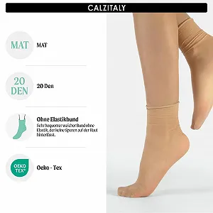 Шкарпетки CALZITALY в упаковці 4/5/6 пар - Без еластичної резинки synthetic.ua - Фото 1