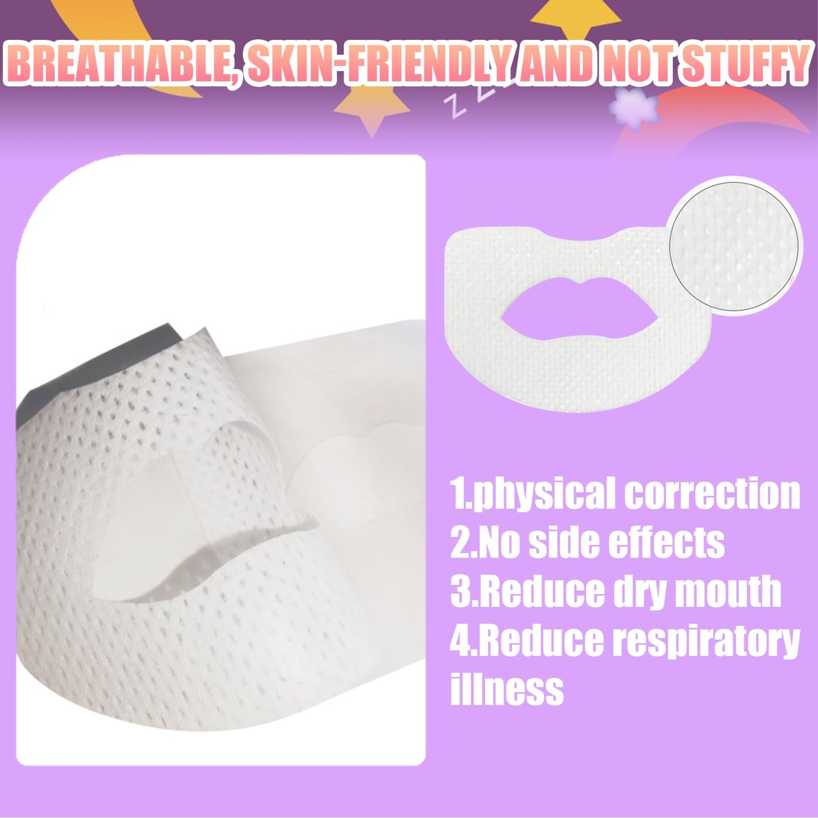 Пластирі від хропіння, 90 шт, фото №5 Пластирі від хропіння, 90 шт, фото №5