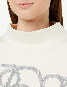 Женский свитшот s.Oliver BLACK LABEL с блестками synthetic.ua - Фото 1