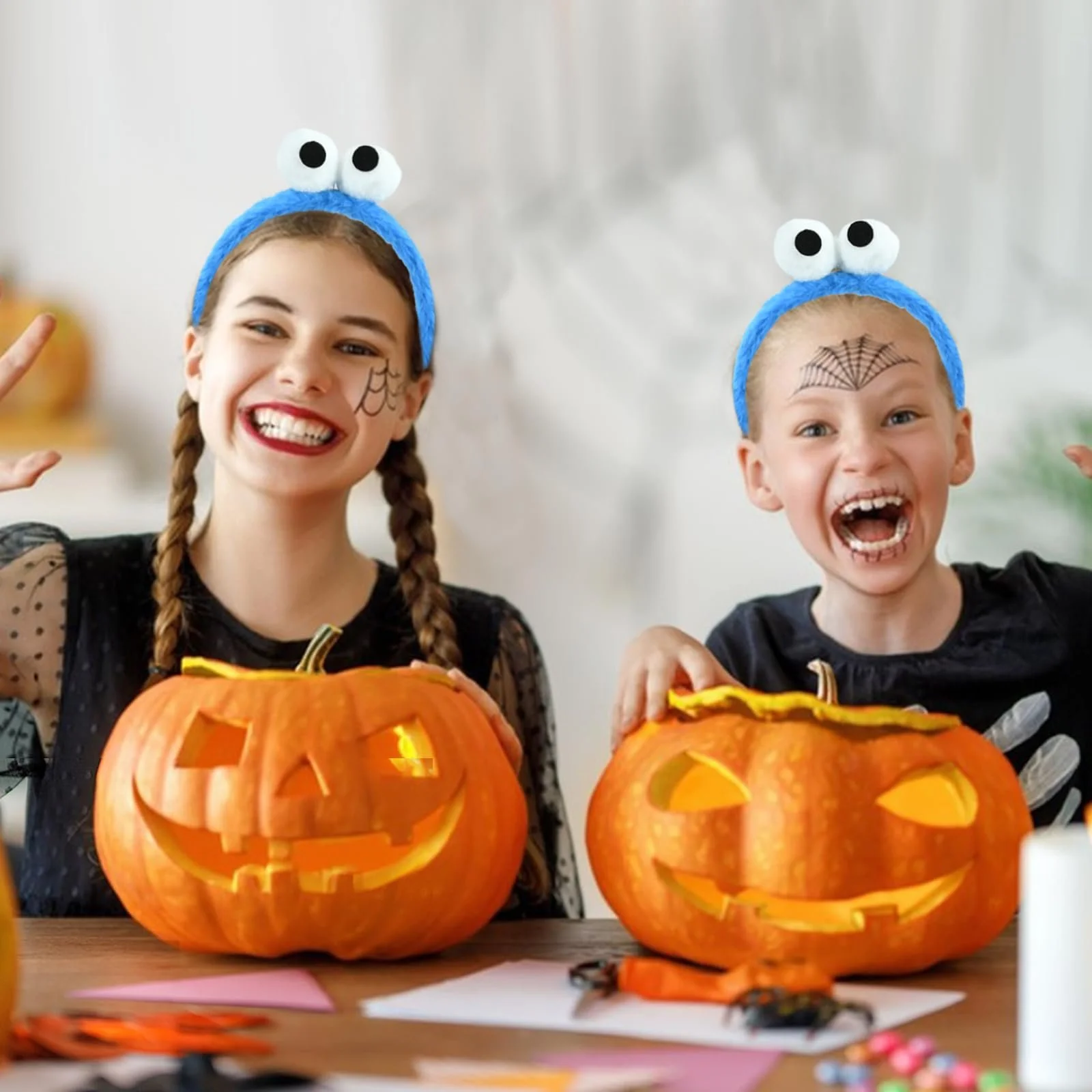 Обруч для волосся Cookie Monster, Хелловін, для жінок, фото №5