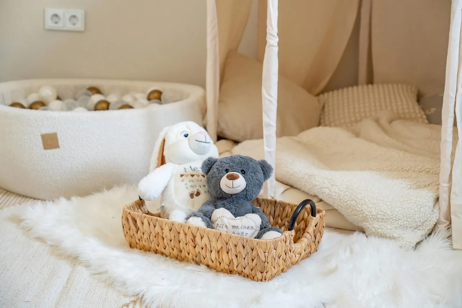 Піднос Decorasian Плетений з водяного гіацинту Прямокутний з ручками, фото №3