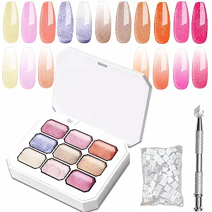 Гель-лак Clara Colors, непрозорий, для дизайну нігтів, 9 кольорів - Фото 1