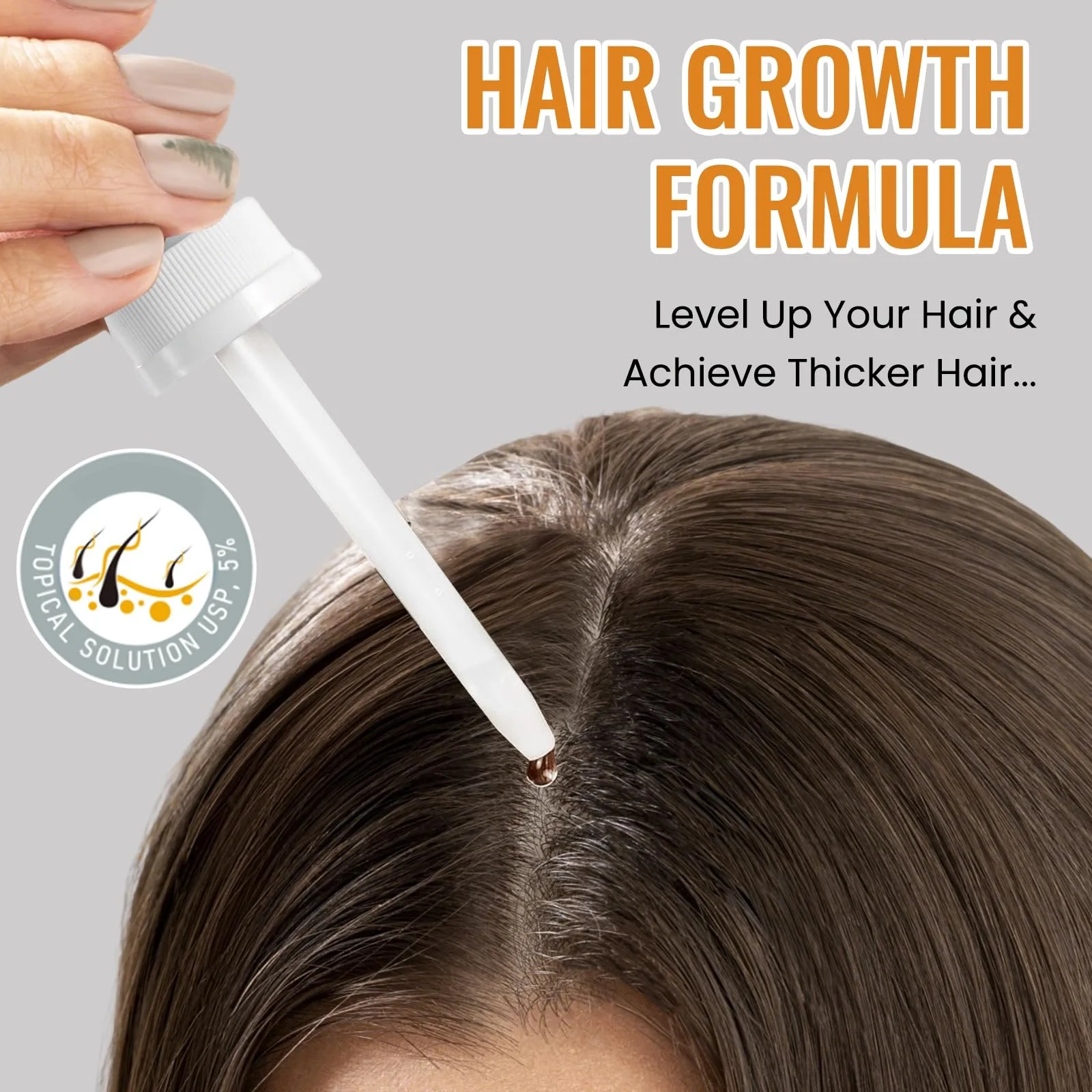 Сироватка для росту волосся 60 мл, проти випадіння волосся для чоловіків та жінок, фото №7