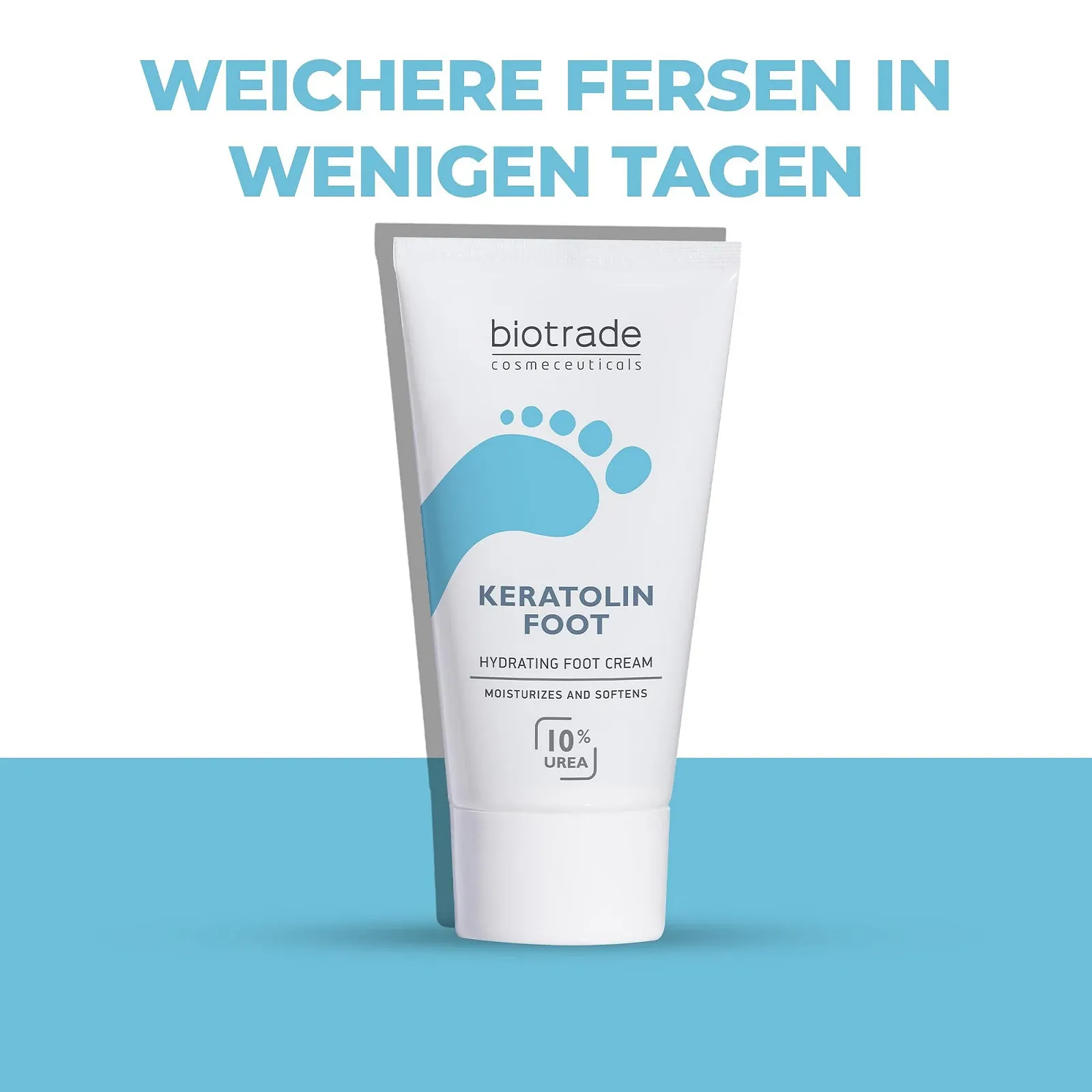 Увлажняющий крем для ног Biotrade Keratolin 10% Urea 50 мл, фото №2
