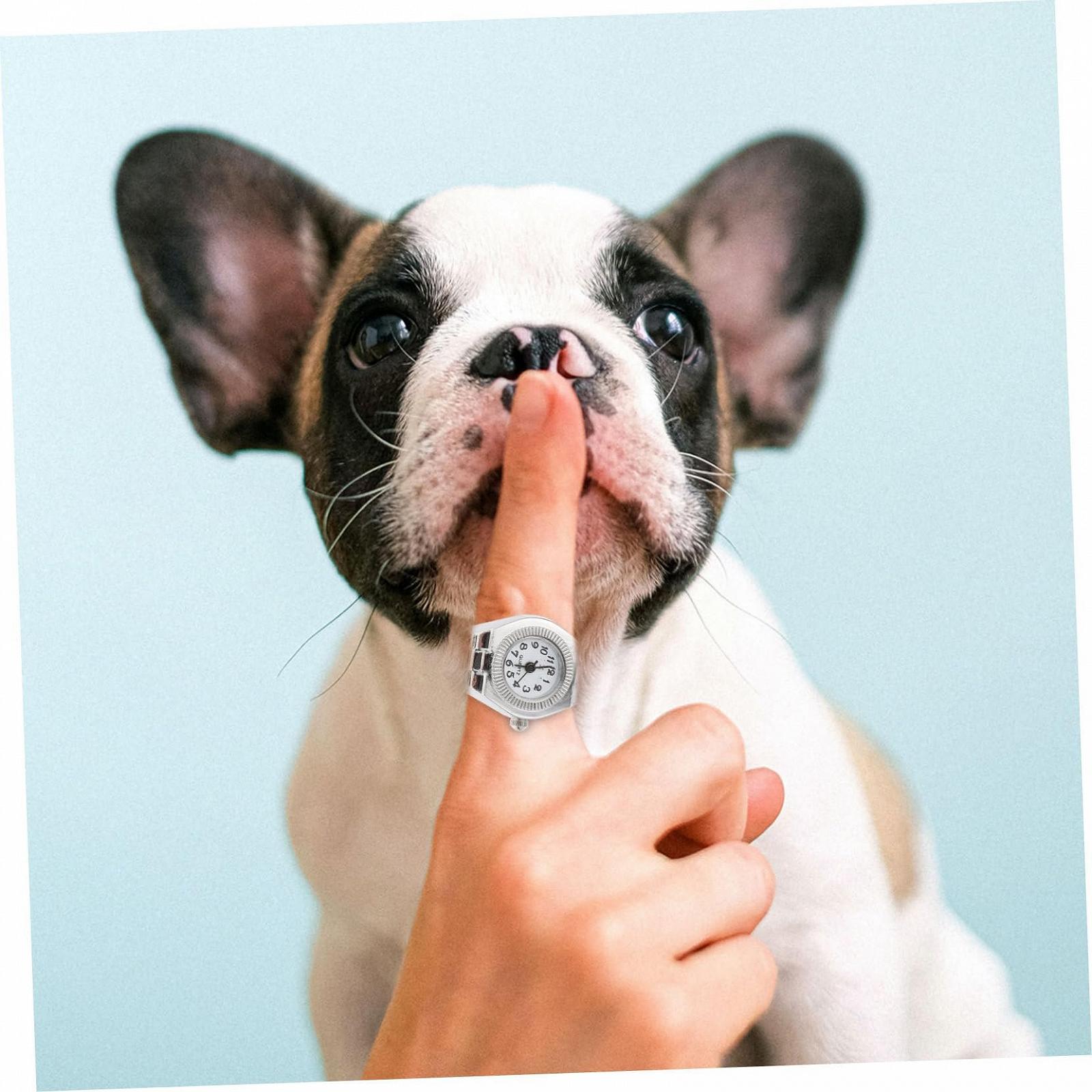 Цифровий годинник-кільце Beaupretty, еластичний кварцовий, фото №4