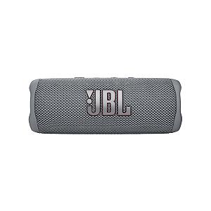 Колонка JBL Flip 6 Bluetooth сіра водонепроникна портативна акустика - Фото 1