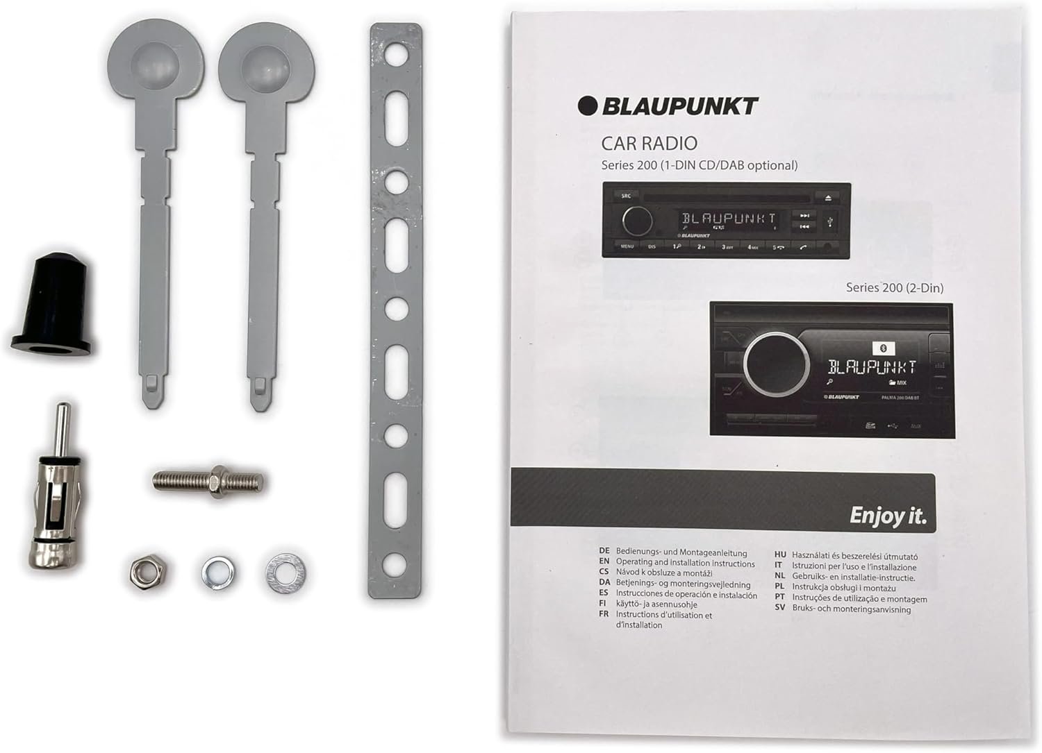 Автомагнитола BLAUPUNKT MILANO 200 BT / Bluetooth / FM / USB / AUX / CD / 1DIN, фото №8