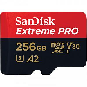 Карта памяти SanDisk 256 GB microSDXC UHS-I U3 Extreme Pro SD Adapter (SDSQXCD-256G-GN6MA) synthetic.ua - Фото 1