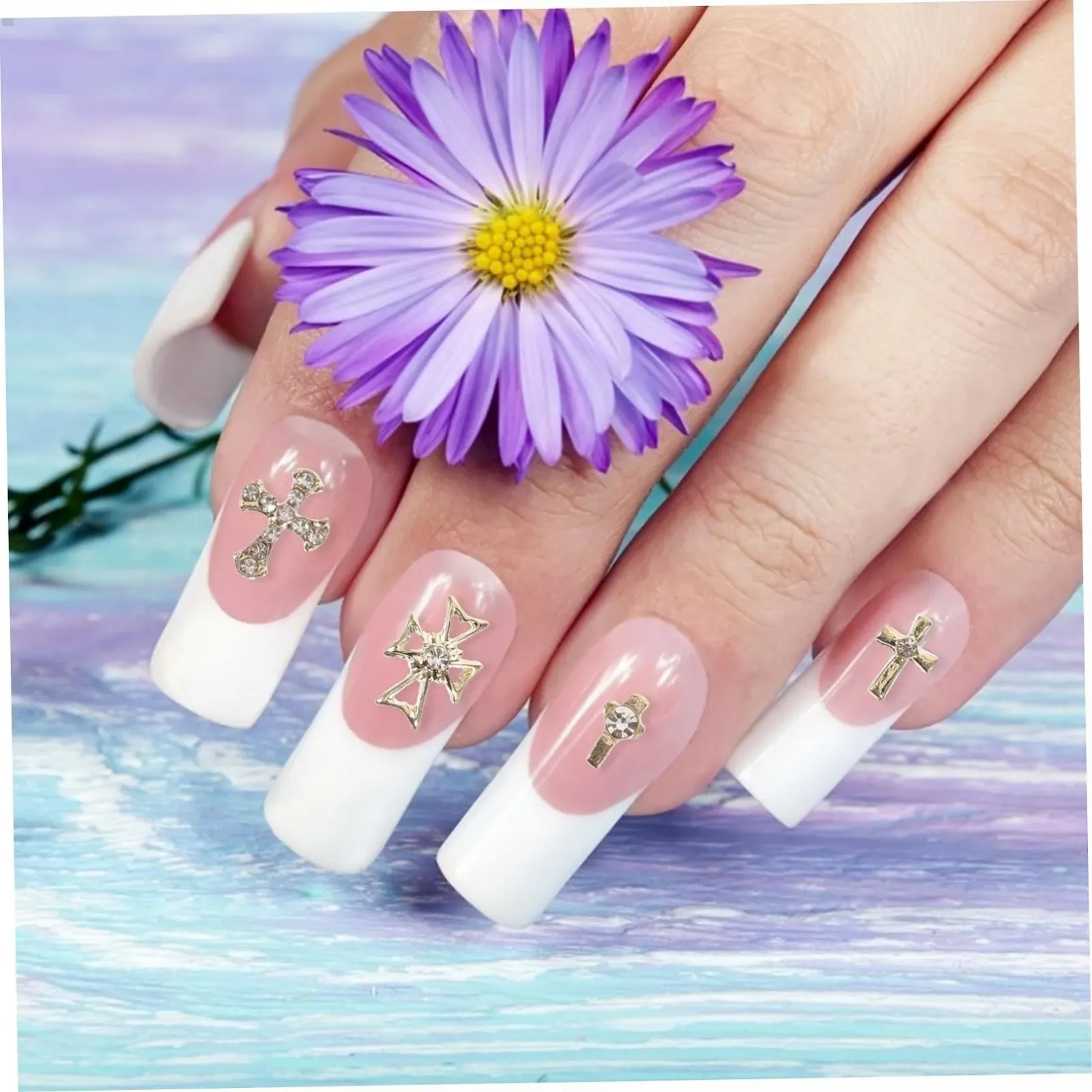 Украшение для ногтей Крестики 400 шт, фото №3