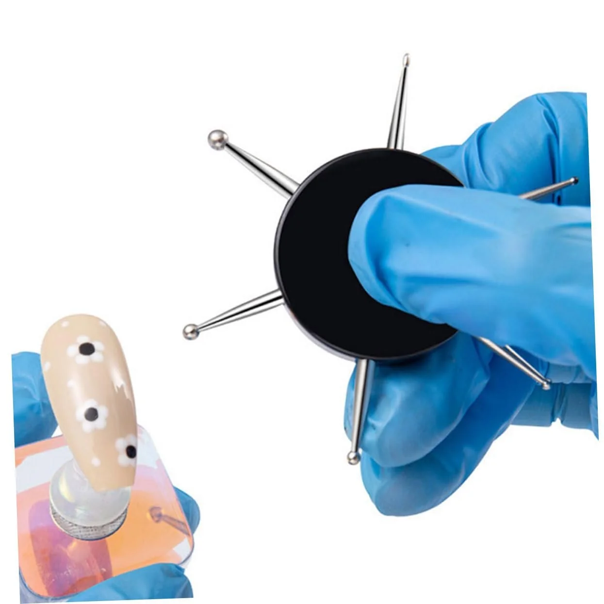 Инструмент для маникюра Beaupretty 2 шт. Акрил и нержавеющая сталь для детального нейл-арта и точечной росписи, фото №5 Инструмент для маникюра Beaupretty 2 шт. Акрил и нержавеющая сталь для детального нейл-арта и точечной росписи, фото №5