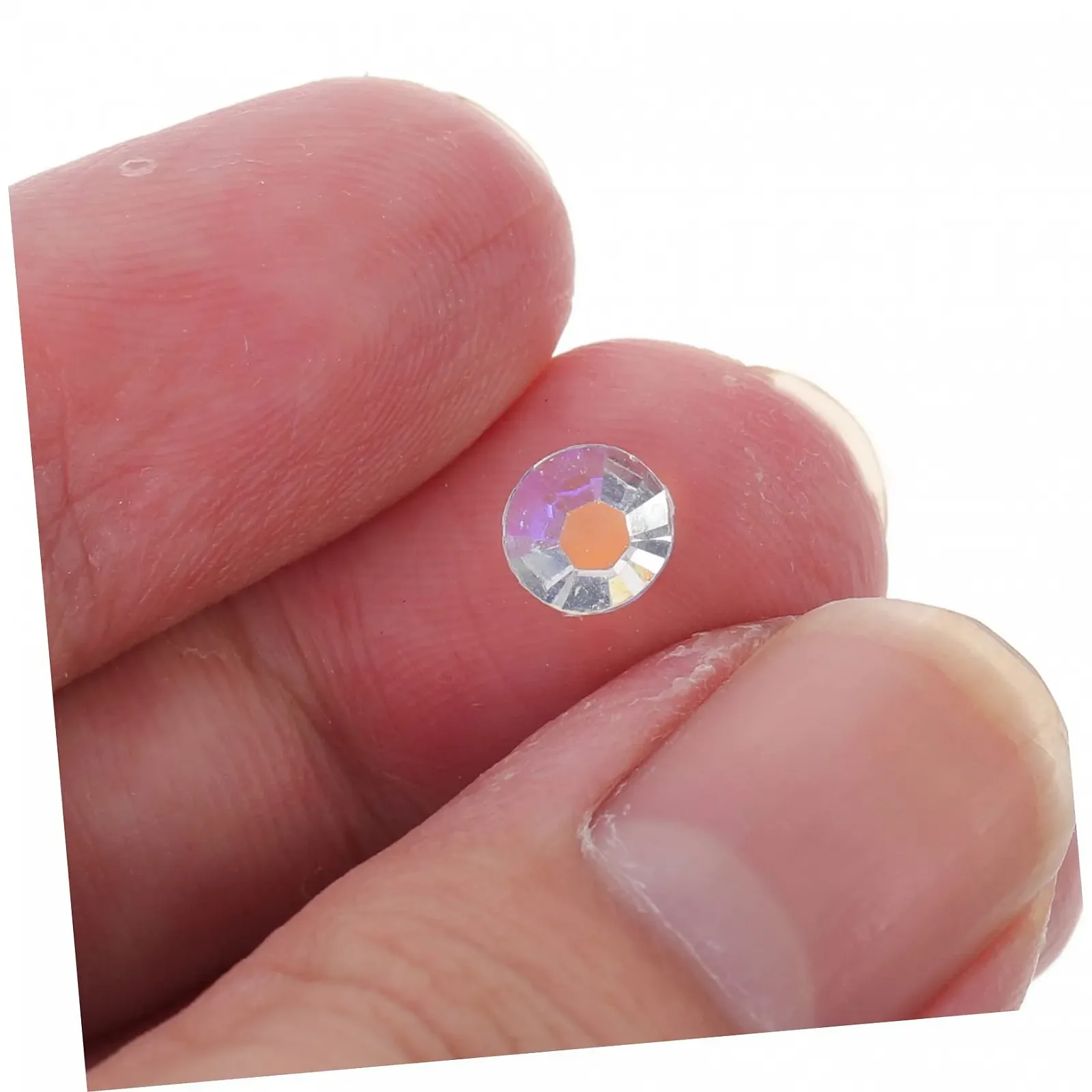Стразы Смола Плоская задняя часть Для украшения ногтей Самоклеящиеся AB-цвета Для маникюра и рукоделия, фото №4