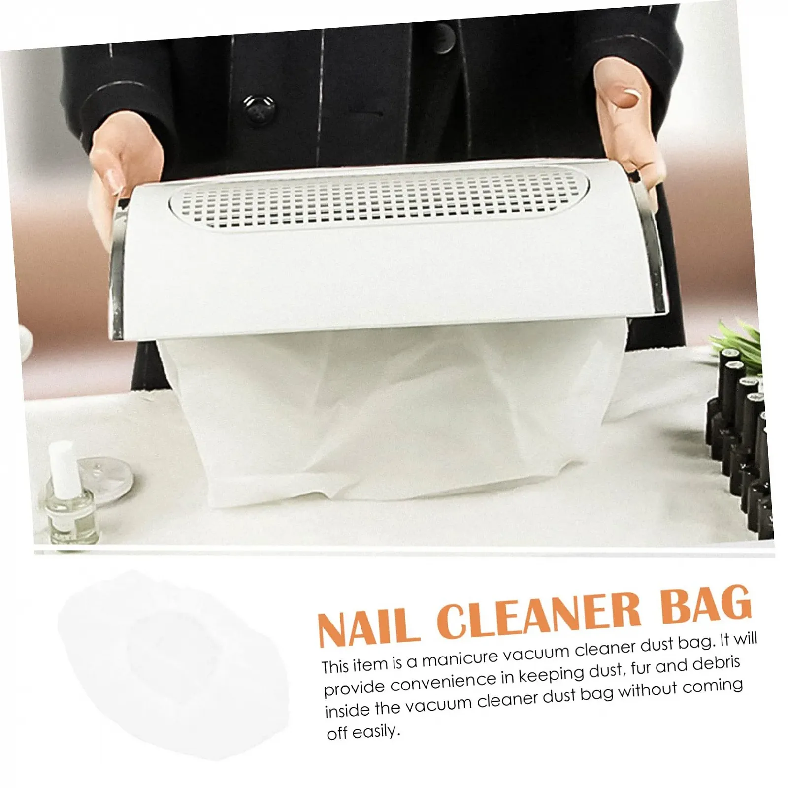 Мешок для пыли PACKOVE для пылесоса для ногтей 5 шт., из нетканого материала, фото №5