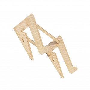 Подставка для ноутбука Деревянная Массивная Эргономичная - Фото 1