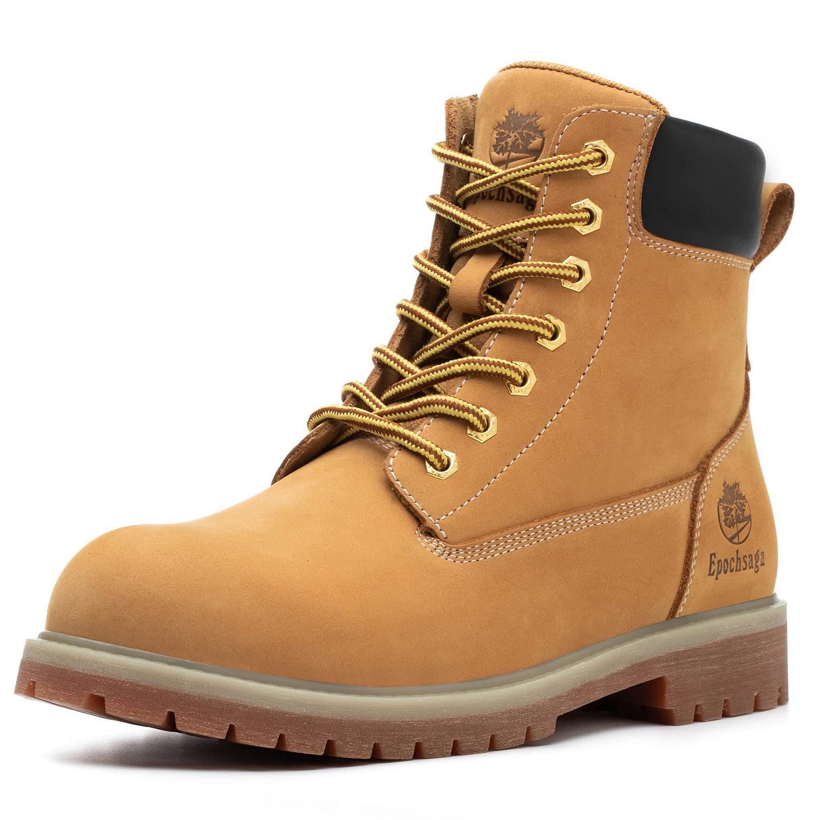 Ботинки Рабочие Epochsaga Classic Soft Toe Tan, фото №1