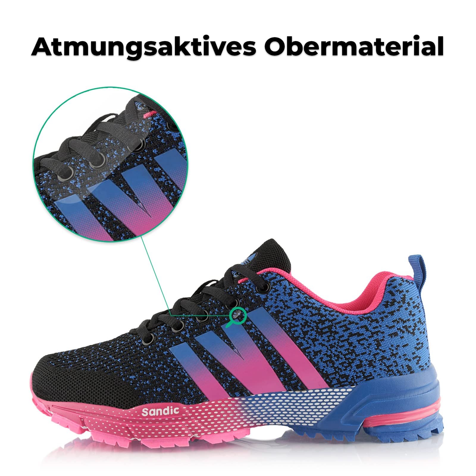 Кроссовки Fusskleidung® Унисекс Дышащие Легкие Спортивные, фото №2