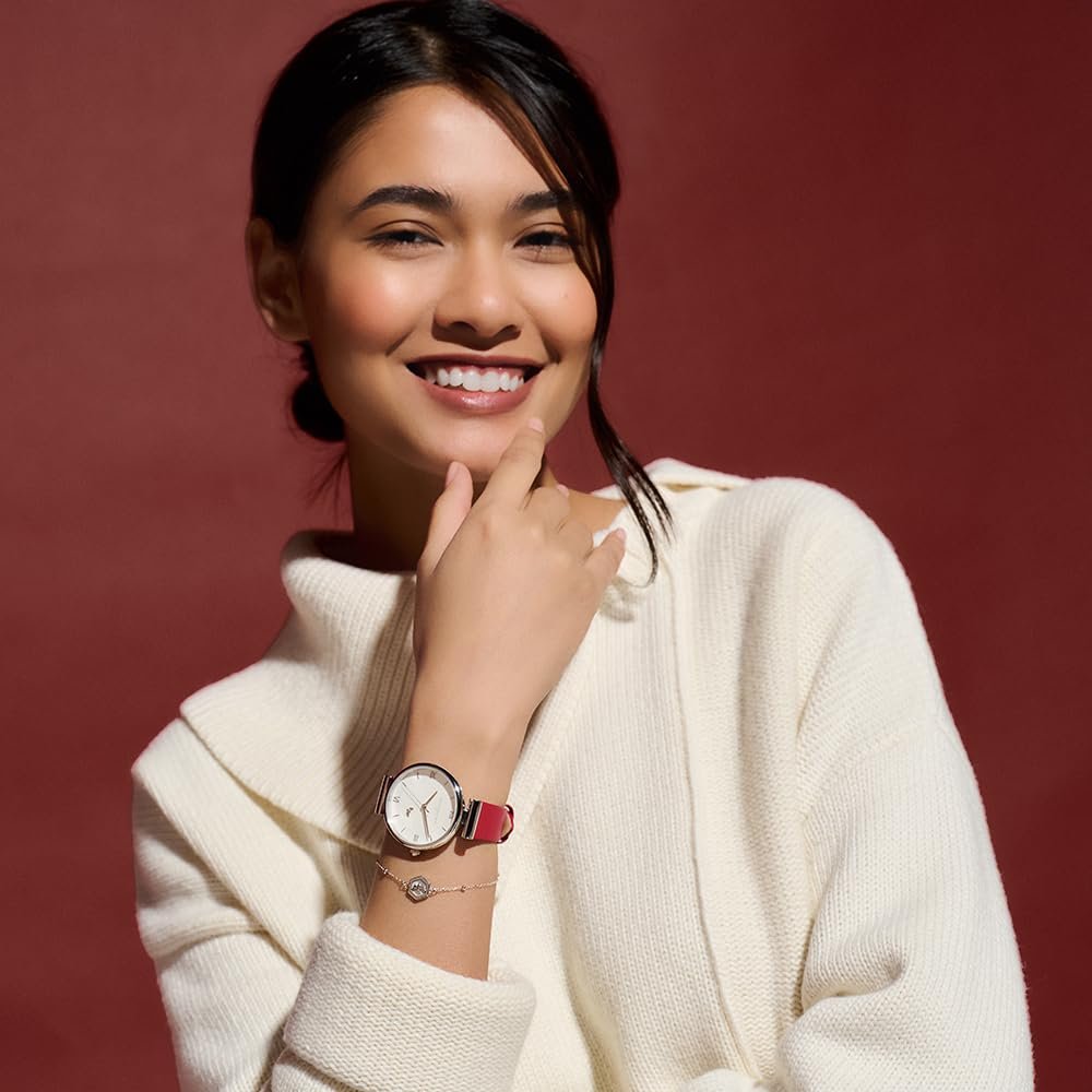 Аналоговий годинник Olivia Burton Minima BEE з шкіряним ремінцем, фото №5