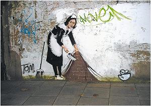 Пазл Piatnik Banksy Maid 1000 элементов 68 x 48 см synthetic.ua - Фото 1