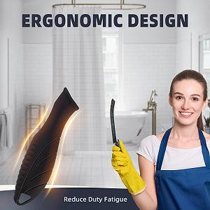Щетка для чистки углов и стыков FOOGWEE Pure Clean жесткая щетина узкая 6 шт. Black synthetic.ua - Фото 1