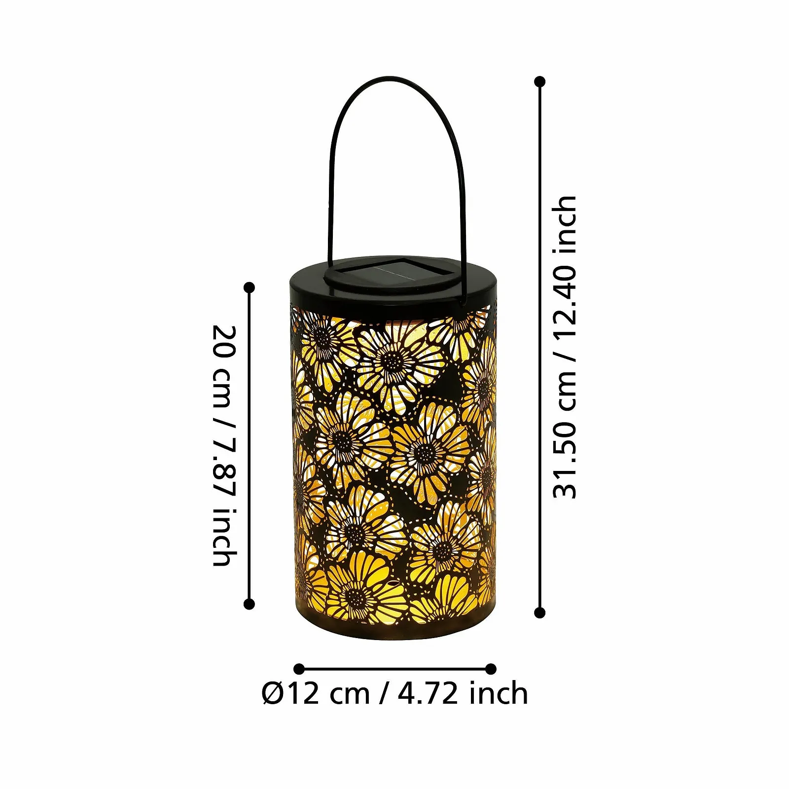 Настільна лампа Eglo Z_Solar 48956 LED Сонячна Сталь Пластик 1 x 0.03 Вт 3000 К Золотий Чорний, фото №4