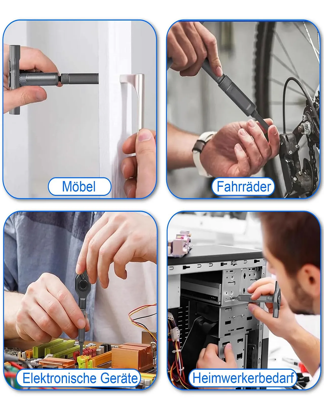 Набір магнітних викруток з тріскачкою 42-в-1 S2 Steel, фото №3
