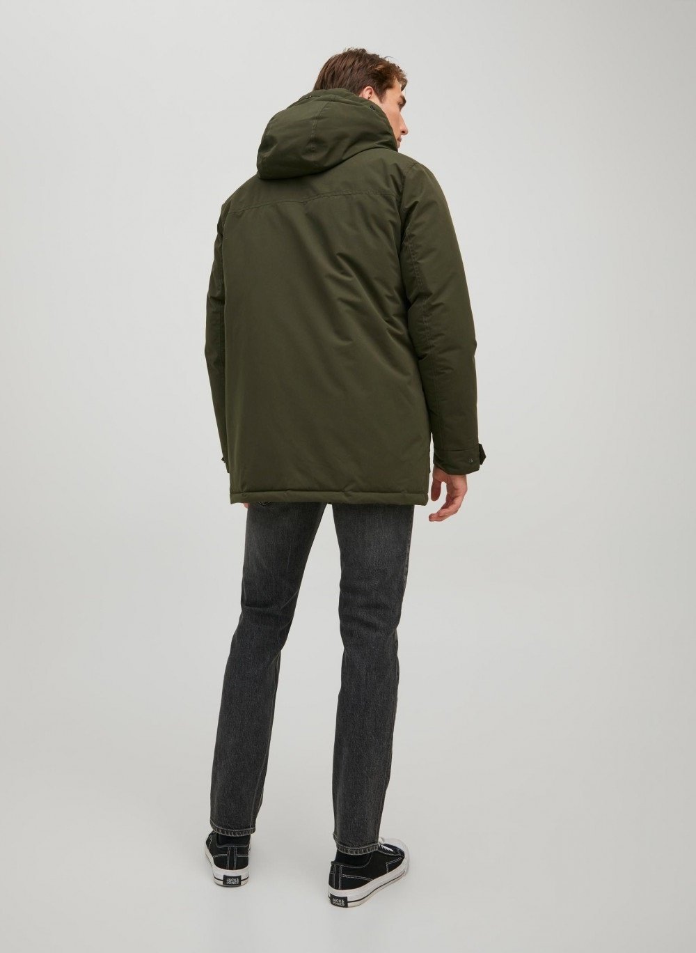 Парка Jack&Jones PARKA NO FUR 12218773-Rosin Хаки S, фото №2