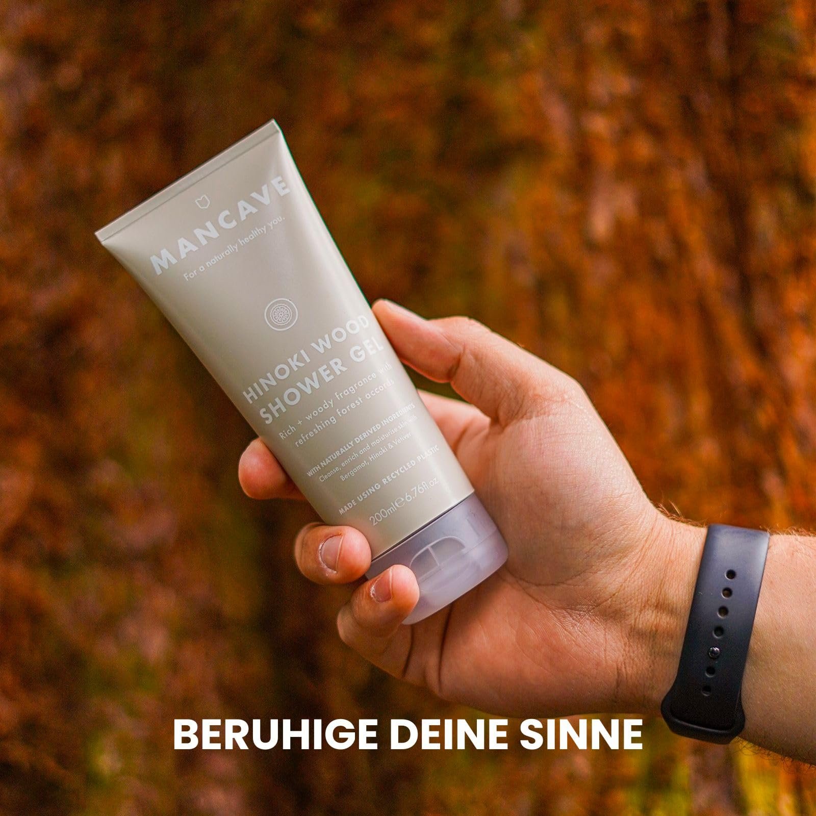 Гель для душа ManCave Hinoki Wood мужской 200 мл, фото №7 Гель для душа ManCave Hinoki Wood мужской 200 мл, фото №7