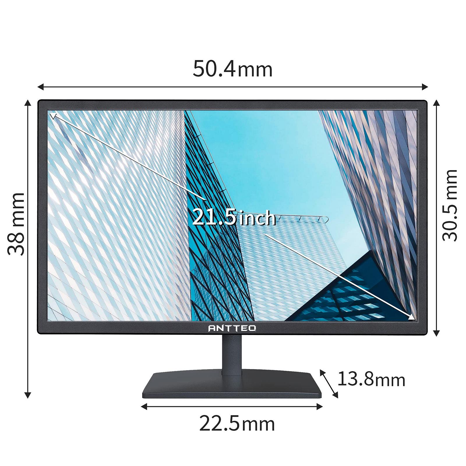 Монитор Antteq FHD 1080p 75Hz 22 дюйма Чёрный, фото №5