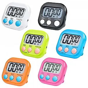 Купить Набор цифровых кухонных таймеров SGZIOO Pack of 6 Magnetic LCD - Фото 1 Набор цифровых кухонных таймеров SGZIOO Pack of 6 Magnetic LCD - Фото 1