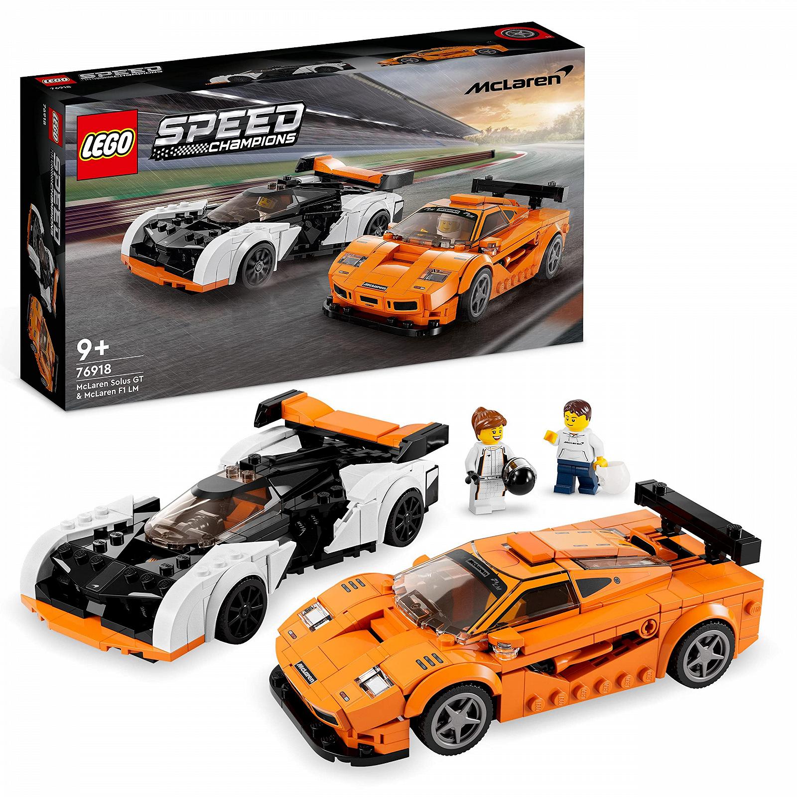 Конструктор LEGO Speed Champions McLaren Solus GT & McLaren F1 LM 76918, фото №1