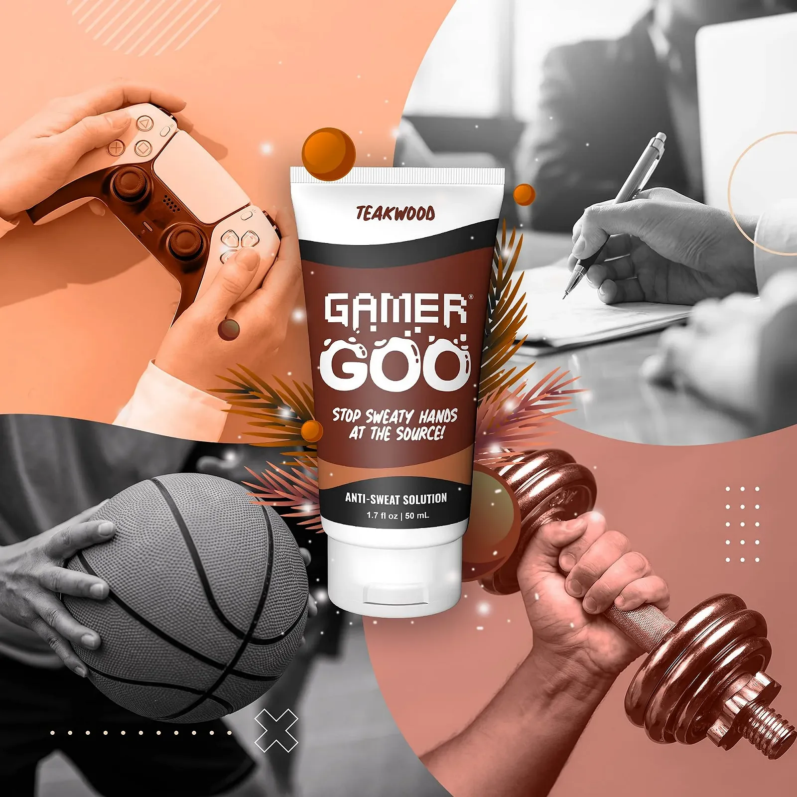 Лосьон для рук Gamer Goo 60 мл Teakwood Gaming против пота, фото №6