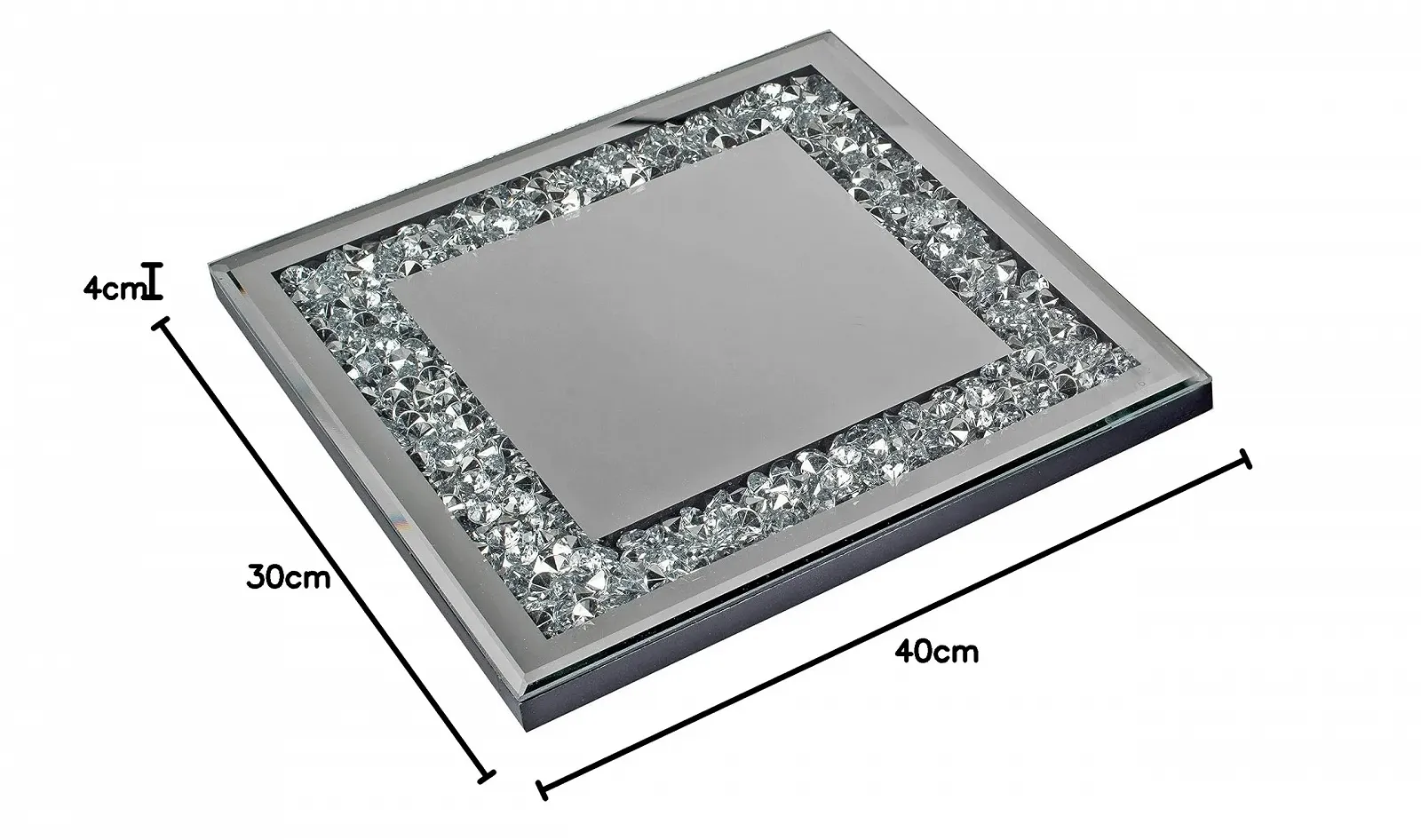 Декоративный поднос Зеркало Formano Камни, фото №6