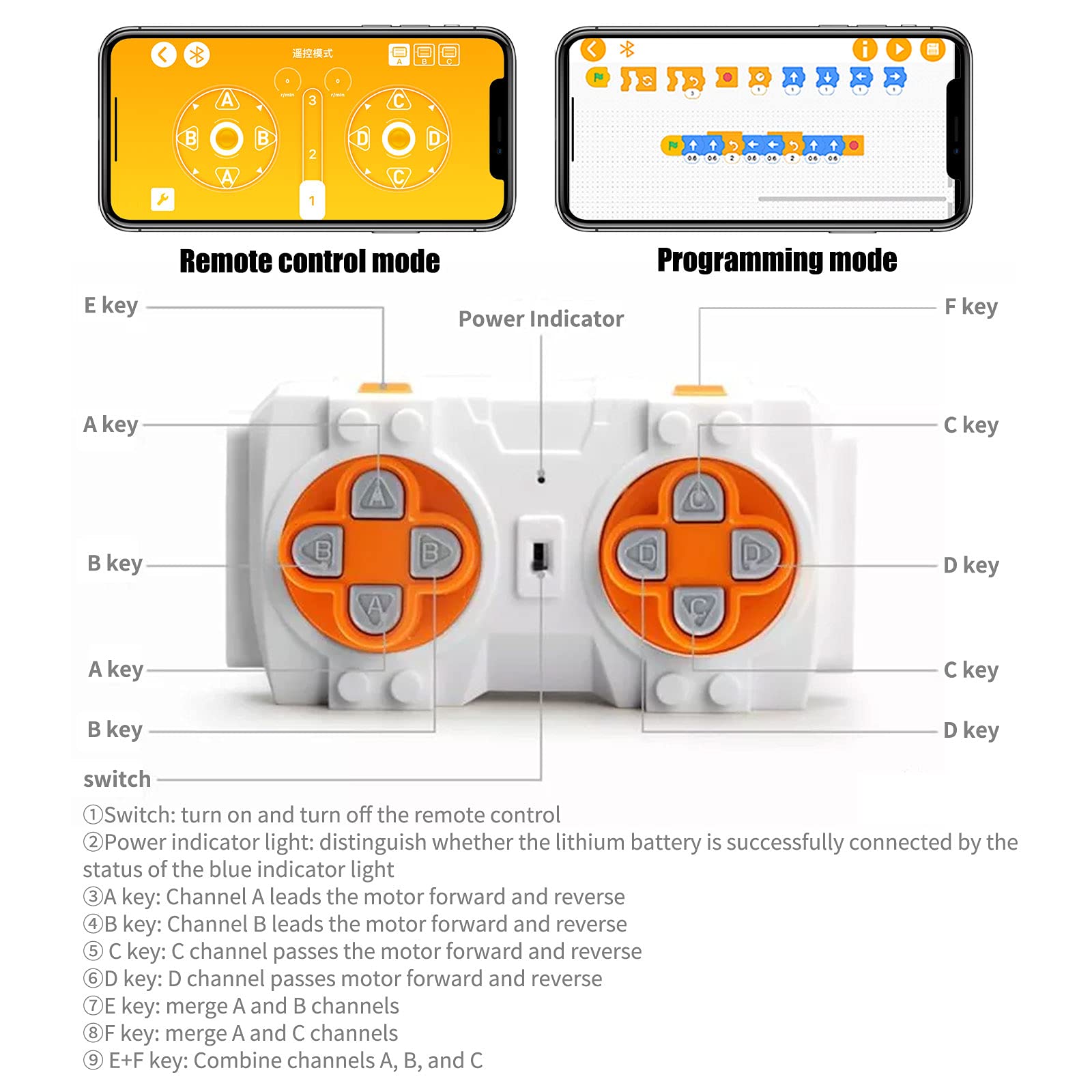 Набір блоків Mould King 19007 Remote-Controlled Pneumatic FGV Великий, фото №6